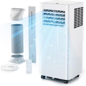 10. EUHOMY 8000 Btu Portable Air Conditioner