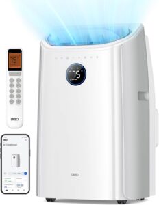 2. Dreo 12,000 BTU Portable Air Conditioner