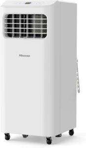 3. Hisense 6,000 BTU Portable Air Conditioner