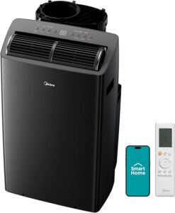 3. Midea Duo 12,000 BTU Dual Hose Portable Air Conditioner