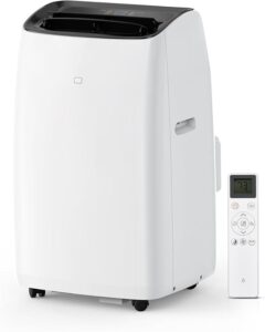 9. PeacefulHues 14,000 BTU Dual Hose Portable Air Conditioner