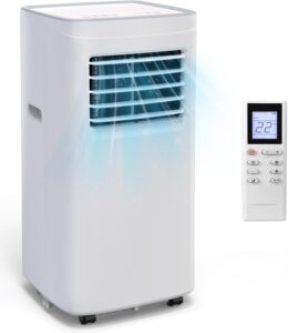 10. Coolblus 52dB Quiet 8500 BTU Portable Air Conditioner