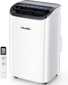 6. KoolSiln 48dB Quiet 14,000 BTU Portable Air Conditioner