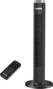 8. Hykolity Tower Fan for Bedroom