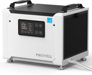 8. Moiswell 70 Pint Crawl Space Dehumidifier