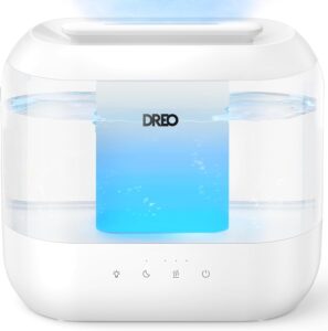 1. Dreo Top Fill Humidifier for Bedroom