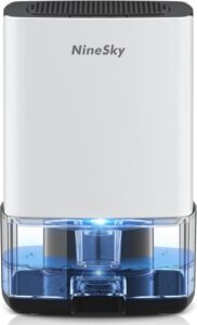 7. NineSky Small Dehumidifier for Bathroom