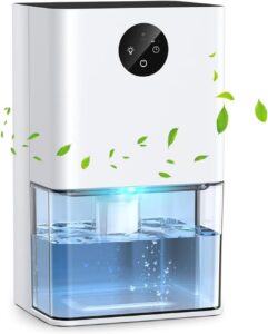 8. Deyagoo Small Dehumidifier for Bathroom