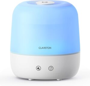 9. CLARSTON 2L Cool Mist Humidifier for Bedroom