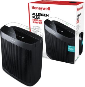 8. Honeywell Allergen Plus HEPA Air Purifier for Allergies