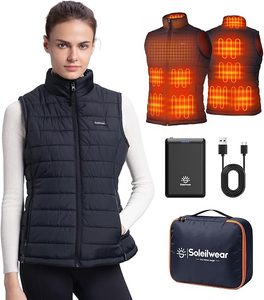 3. Soleilwear Heated Vest for Women